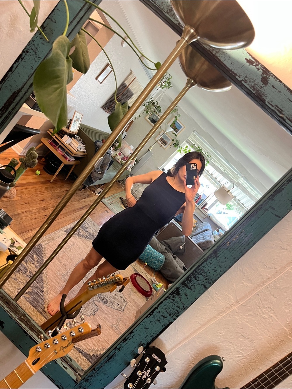 Athleta knit navy mini dress - Picture 4 of 6